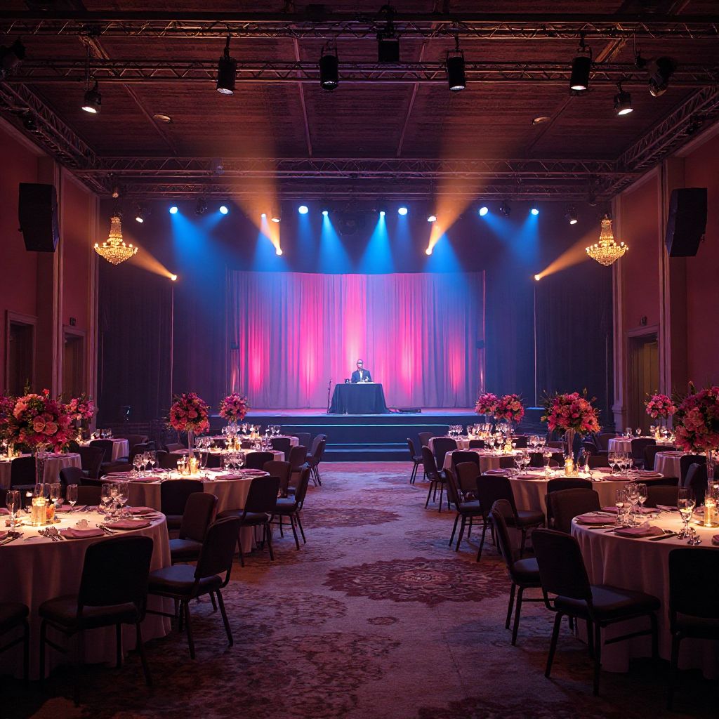 Corporate gala dinner event