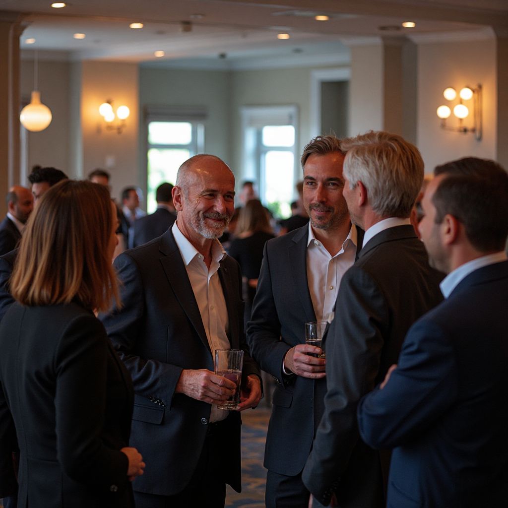 Corporate event networking